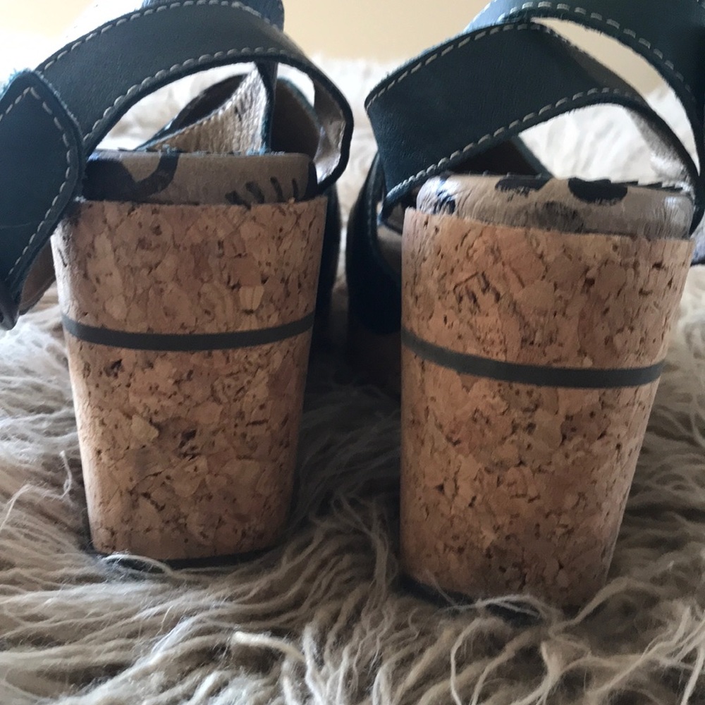 Fly London cork retro sandals. 39 - Picture 7 of 8